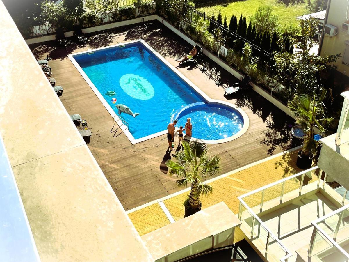 Apartments Stamopolu Lux With Pool View Primorsko Bagian luar foto