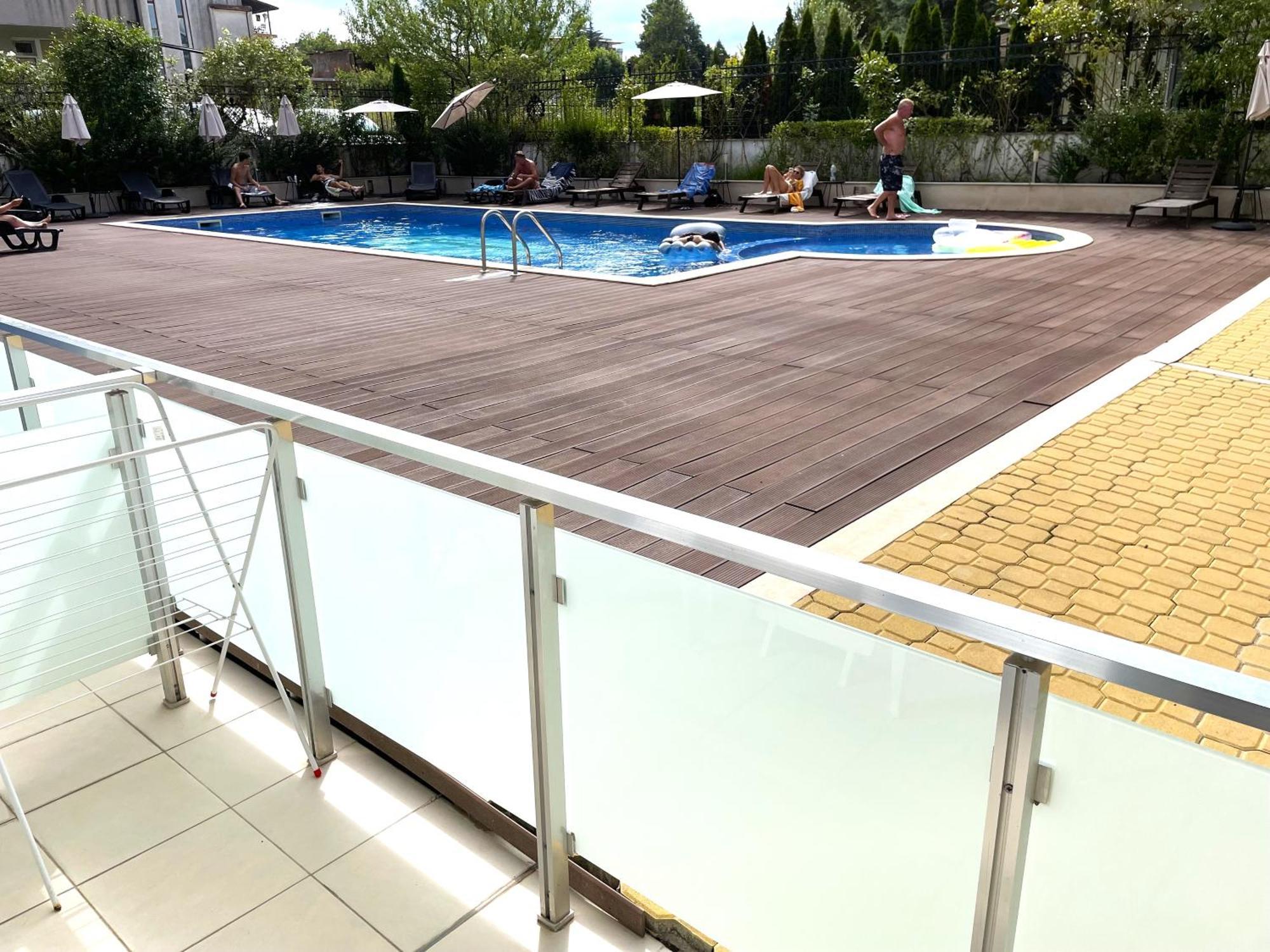 Apartments Stamopolu Lux With Pool View Primorsko Bagian luar foto